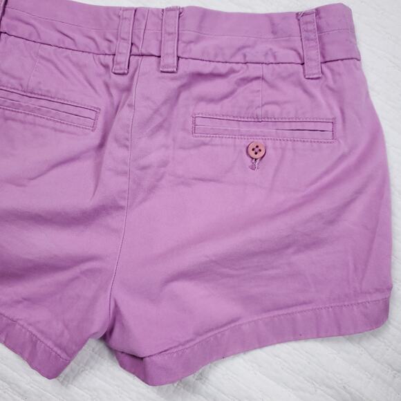 J.Crew Womens Classic Preppy Lilac/Lavender Purple Cuffed Chino Relaxed Short 6 - Picture 7 of 9